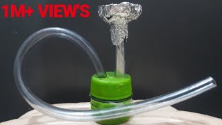 How to make a mini pocket hookah using 2 bottle caps  EXPERIMENT amp CREATION [upl. by Laird]