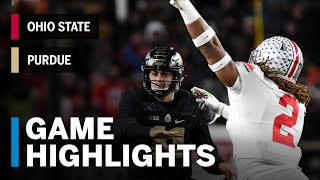 Highlights Ohio State Buckeyes vs Purdue Boilermakers  Big Ten Football [upl. by Ahsika569]