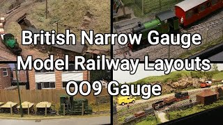 British Narrow Gauge Model Railway Layouts OO9 Gauge [upl. by Vallo]