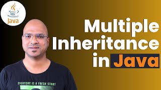 63 Java Tutorial  Multiple Inheritance in Java [upl. by Adnical345]