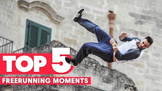 Top 5 Freerunning Moments From Red Bull Art Of Motion [upl. by Fiore]