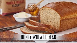 Honey Wheat Bread  Straight Dough Method [upl. by Norihs]