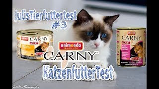 Katzenfutter ANIMONDA CARNY ADULT im Test  Nassfutter für Katzen  Review  JulisTierfuttertest 3 [upl. by Harshman]