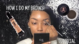 Quick amp Easy Eyebrow Tutorial  Jasmine Hall GIVEAWAY IN DESCRIPTION [upl. by Gerbold496]