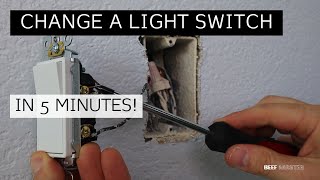 How To Change A Lightswitch [upl. by Ehcnalb]