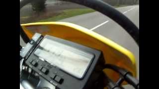 Suzuki 400 DRZ 0160 Kmh  Top speed [upl. by Thackeray599]