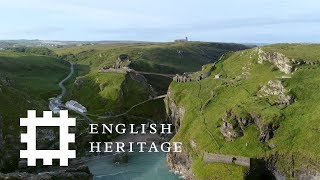 Tintagel Castle  The Making Of The New Bridge [upl. by Cressi]