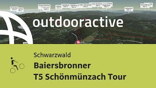 Mountainbiketour im Schwarzwald Baiersbronner T5 Schönmünzach Tour [upl. by Ewan972]