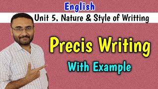 Precis writing Writing Practices English  BE 1st year  semester 1 and 2 [upl. by Rodmann]