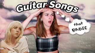 GUITAR SONGS are sad songs  Billie Eilish Reaction [upl. by Derdlim857]