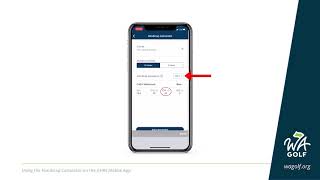Using the Handicap Calculator on the GHIN Mobile App [upl. by Prosperus918]