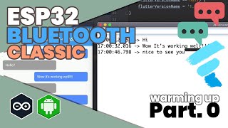 ESP32  BLUETOOTH CLASSIC  FLUTTER  Lets build BT Serial based on the examples Ft Chat App [upl. by Reinnej]