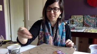 Mosaic Stepping Stones with Sarah McCann [upl. by Eiramyma]