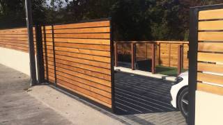 Electric Sliding Gates in operation [upl. by Aihppa]