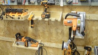 Building a French Cleat System for Power Tools  How To [upl. by Daniel421]