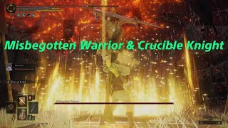 ELDEN RING  Misbegotten Warrior amp Crucible Knight [upl. by Cherrita]