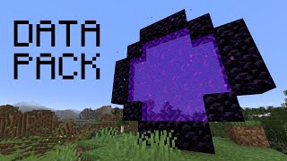 Custom Nether Portals  115118 Data Pack [upl. by Malanie]