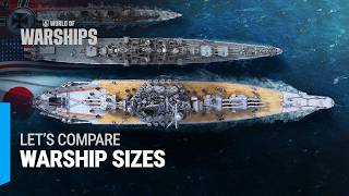 Warships Sizes Comparison [upl. by Aneela]