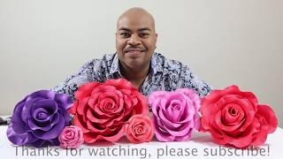 DIY  How to Make GIANT FOAM Flowers [upl. by Airla921]