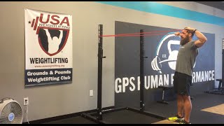 Banded Face Pulls  GPS Human Performance [upl. by Alikee205]