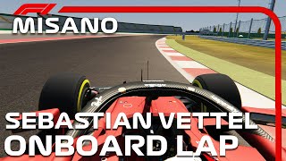 F1 Misano World Circuit  Sebastian Vettel Onboard  Assetto Corsa [upl. by Jammin]