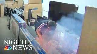 Exploding ECigarette Sparks Concern  NBC Nightly News [upl. by Donnelly105]