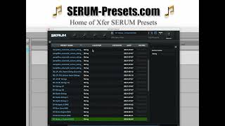 47 SERUM String Presets [upl. by Sula931]