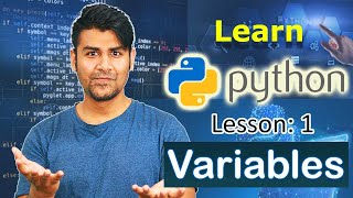 Chapter 1  Variables  Learn Python Easily In Hindi [upl. by Relyuhcs]