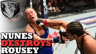 Rousey vs Nunes What Happened to Ronda at UFC 207 [upl. by Meirrak]