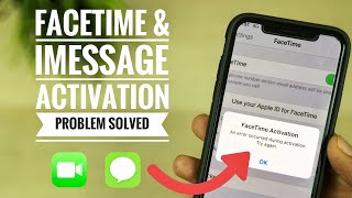 FaceTime amp iMessage activation unsuccessful solved  Waiting for activation [upl. by Ellie]