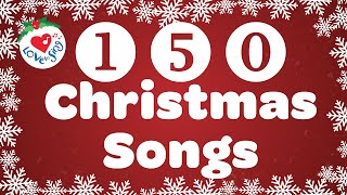 150 Top Christmas Songs and Carols Playlist with Lyrics 🎄 [upl. by Catina]