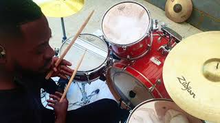 AFRICAN CONGOLESE STYLE DRUMS ON SEBENE BEAT LESSONS [upl. by Binni]