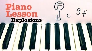 Explosions ★ Piano Lesson ★ Ellie Goulding [upl. by Erihppas]