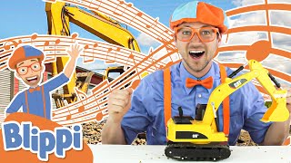 Im An Excavator  Blippi Digger Song  Educational Songs For Kids [upl. by Armin245]