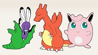 Pokemon Evolution Animation Gen 1 [upl. by Naillig930]