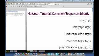 Haftarah Tutorial  All Combinations [upl. by Voltmer]