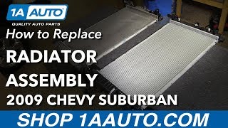 How to Replace Radiator 0014 Chevrolet Suburban [upl. by Seniag]