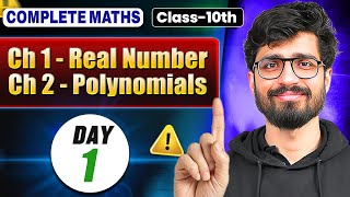 Class 10 Maths  Day 1  Real Numbers amp Polynomials  Class 10  Alakh Pandey  Ritik Sir [upl. by Omland580]