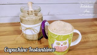 Cómo hacer CAPUCHINO INSTANTÁNEO Fácil y Espumoso [upl. by Nylessoj6]