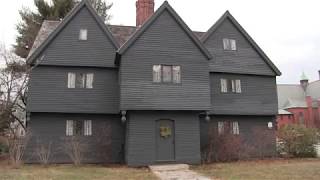 Take a tourSalem Witch house 1600s era house of Jonathan Corwin [upl. by Aleahs]