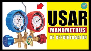 COMO USAR LOS MANOMETROS DE REFRIGERACION ✅ [upl. by Ramilahs]