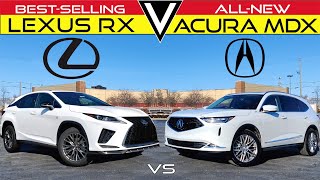 BEST SELLER BATTLE  2022 Acura MDX vs 2021 Lexus RX 350 Comparison [upl. by Waylan]