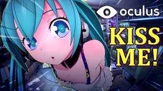 Hatsune Miku EATS ME In Virtual Reality [upl. by Eirena]