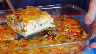 Easy Egg Bake Recipe [upl. by Nosnah884]