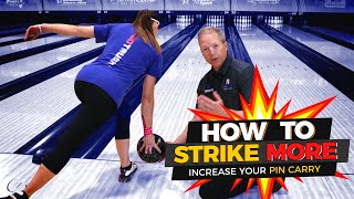 How To Throw More Strikes in Bowling One Easy Tip For Higher Scores [upl. by Henka]