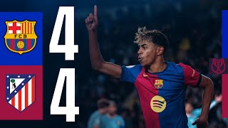 HIGHLIGHTS  FC BARCELONA 4 vs 4 ATLETICO MADRID  COPA DEL REY 2425 WITH COMMENTARY [upl. by Brian]