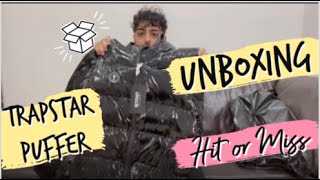 Trapstar Puffer Jacket Unboxing [upl. by Kimmy]