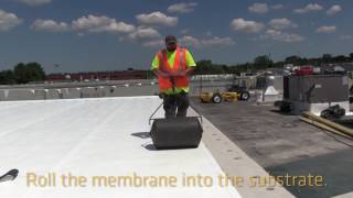 The Roofing Industrys First SelfAdhering PVC Membrane [upl. by Dihsar840]