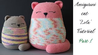 Amigurumi crochet pattern  Cat  Part 1  2 [upl. by Jankell]