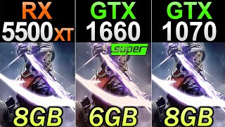 RX 5500 XT Vs GTX 1660 Super Vs GTX 1070  1080p and 1440p Gaming Benchmarks [upl. by Klingel]